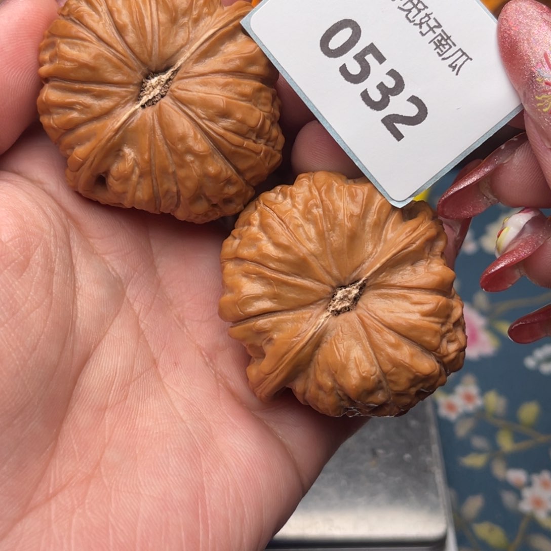 文玩核桃把件胖*南瓜墩45.0532