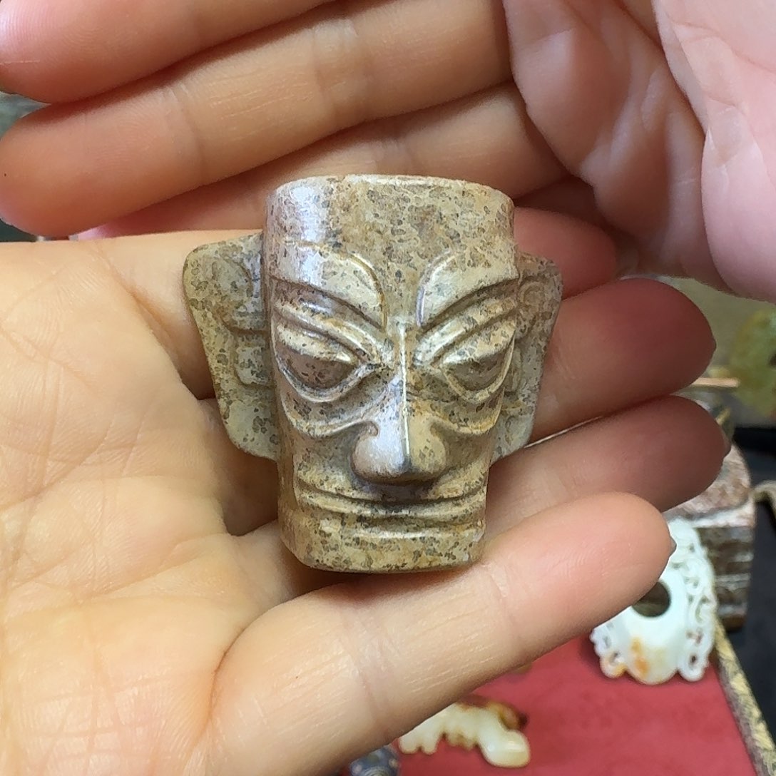 和田玉未镶嵌挂件用****8