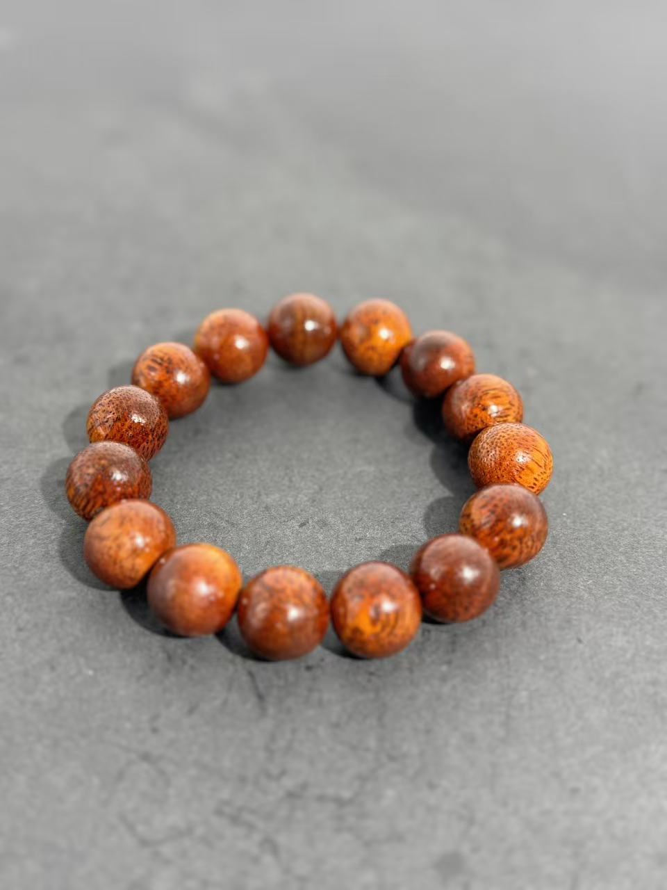 昆仑梅格沉香木作手串15mm-Z364