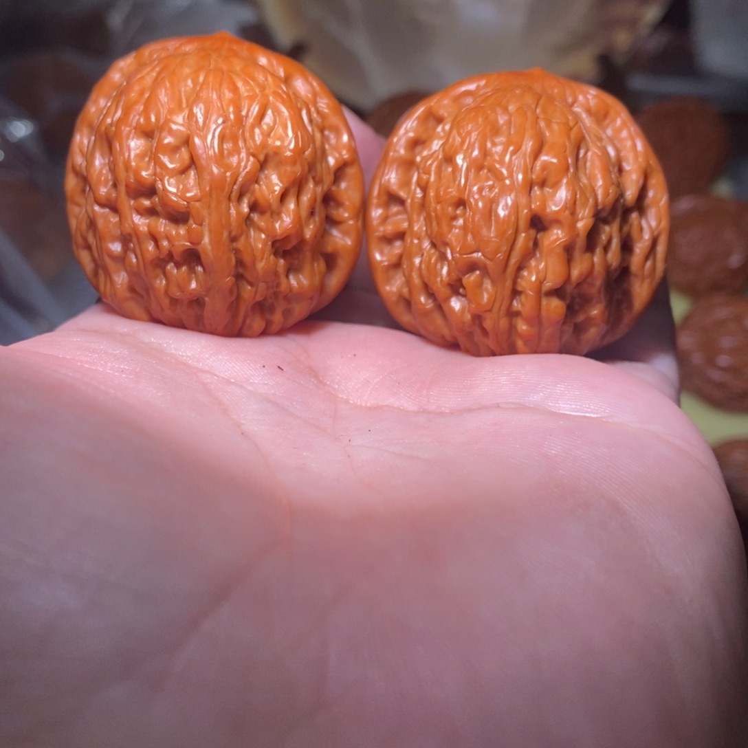 把件文玩核桃40泥鳅背精品