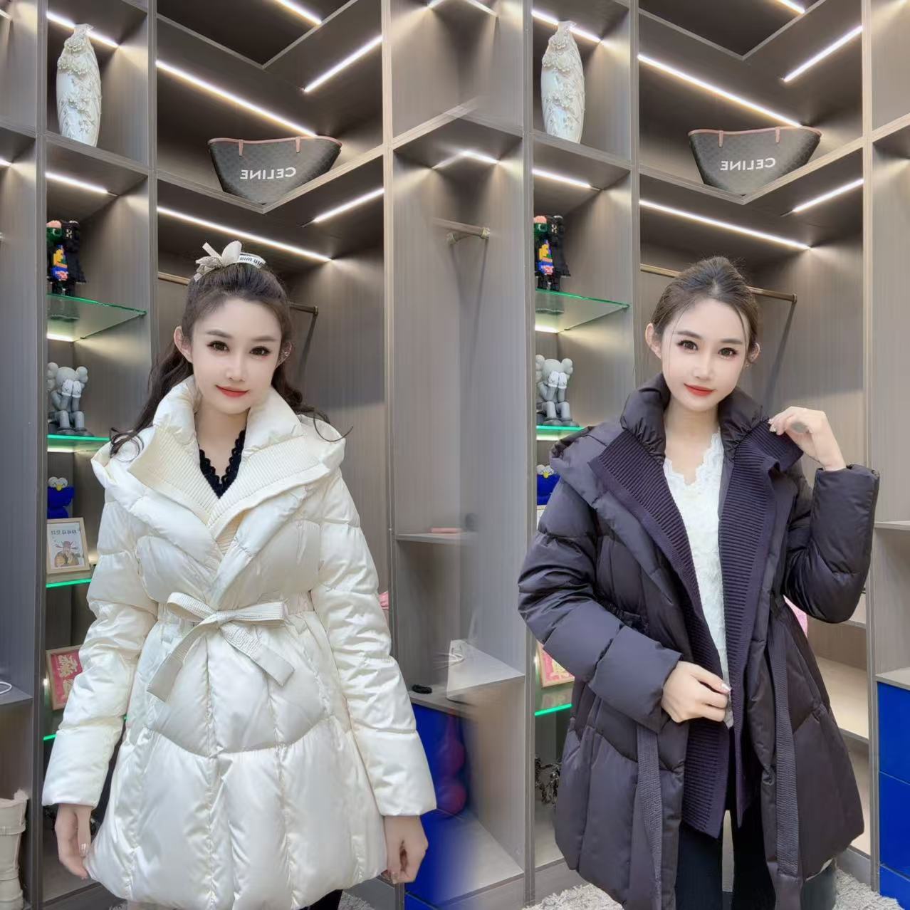 A【梵凡】G160款2025冬季新款女士气质款设计感显瘦羽绒服外套