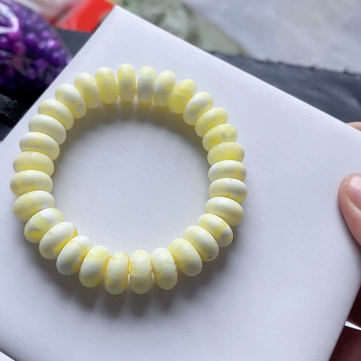 未镶嵌颈饰蜜蜡60手串12mm算盘