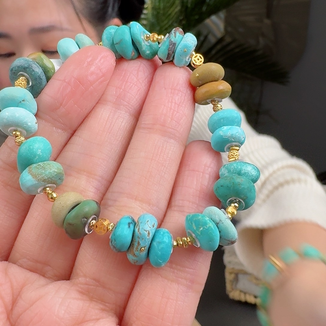 绿松石珠宝奇石未镶嵌