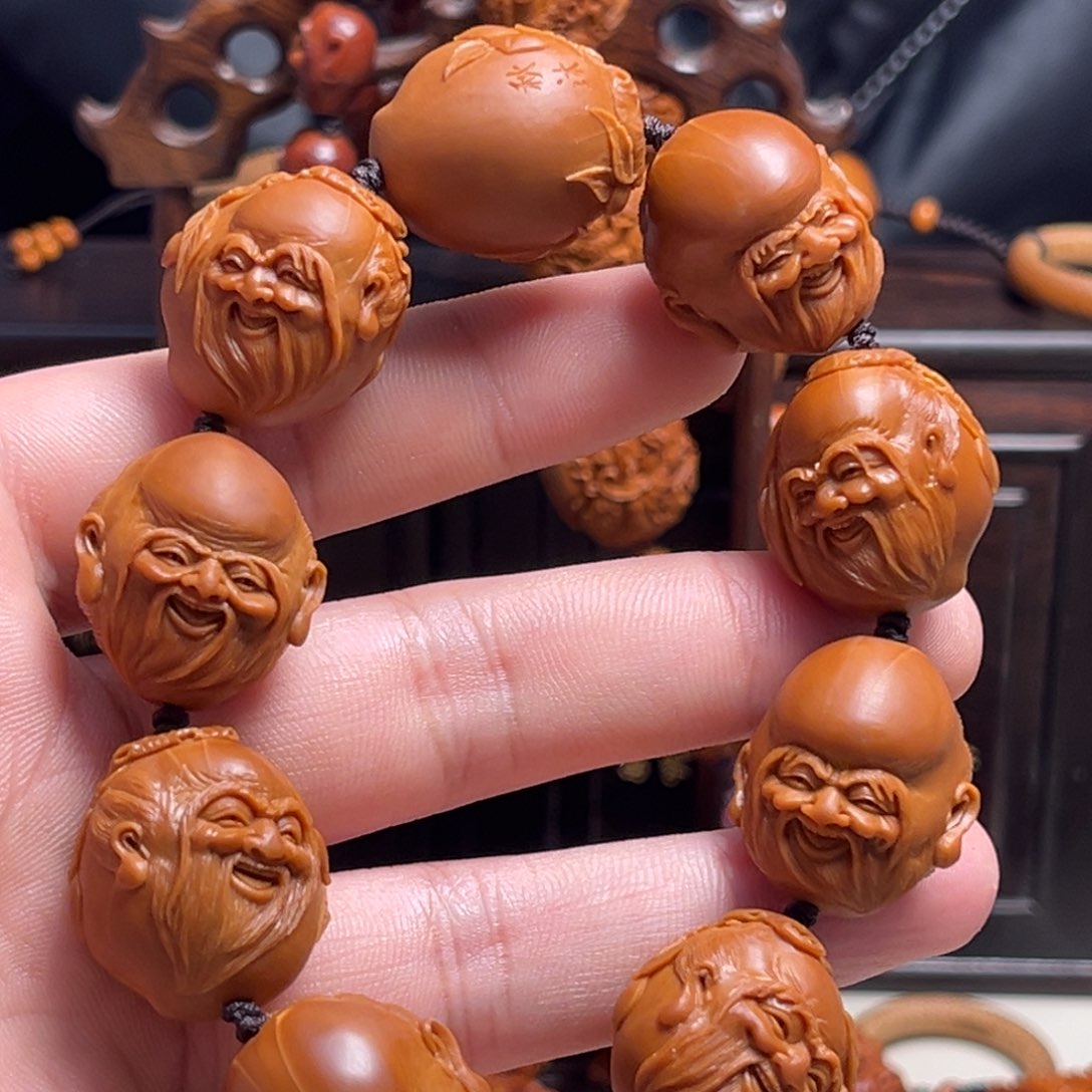 橄榄核吊坠普**航寿星公