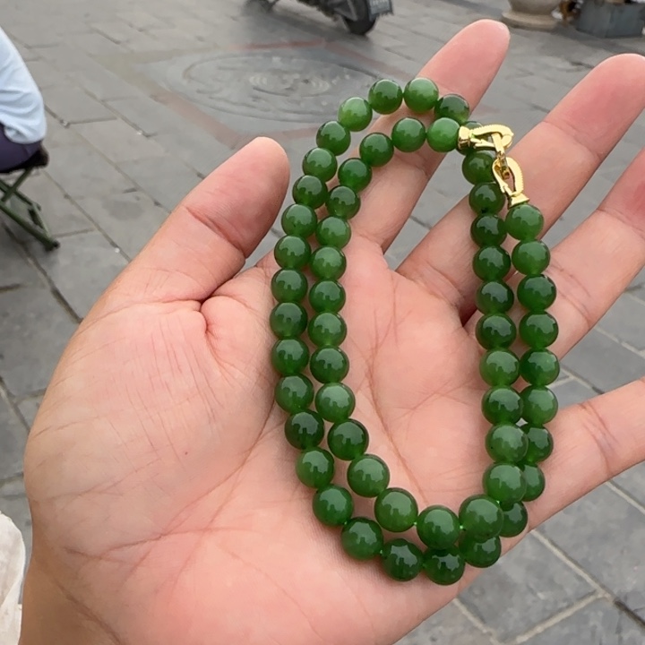 和田玉未镶嵌颈饰卡8