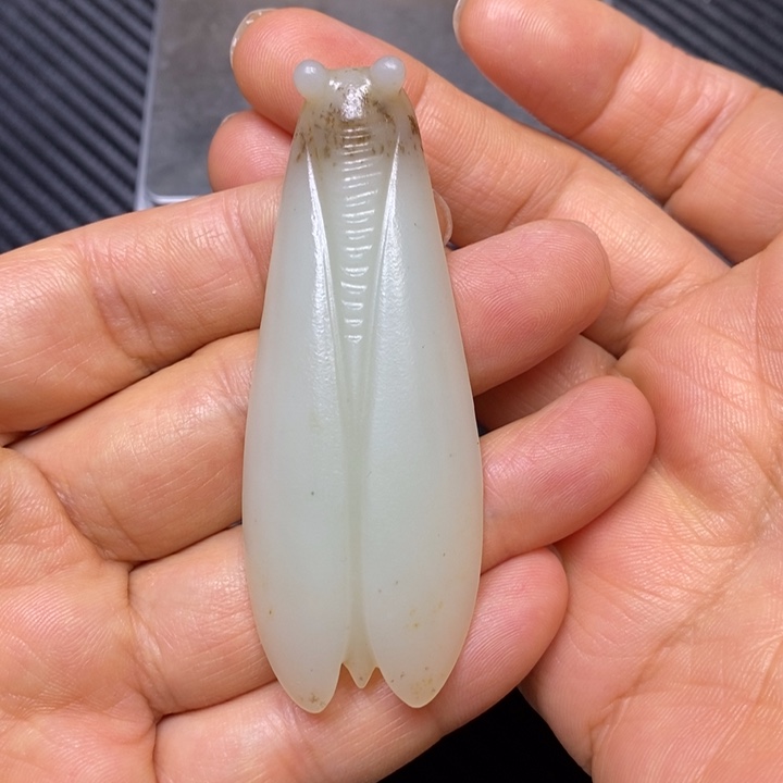 和田玉未镶嵌挂件a****往