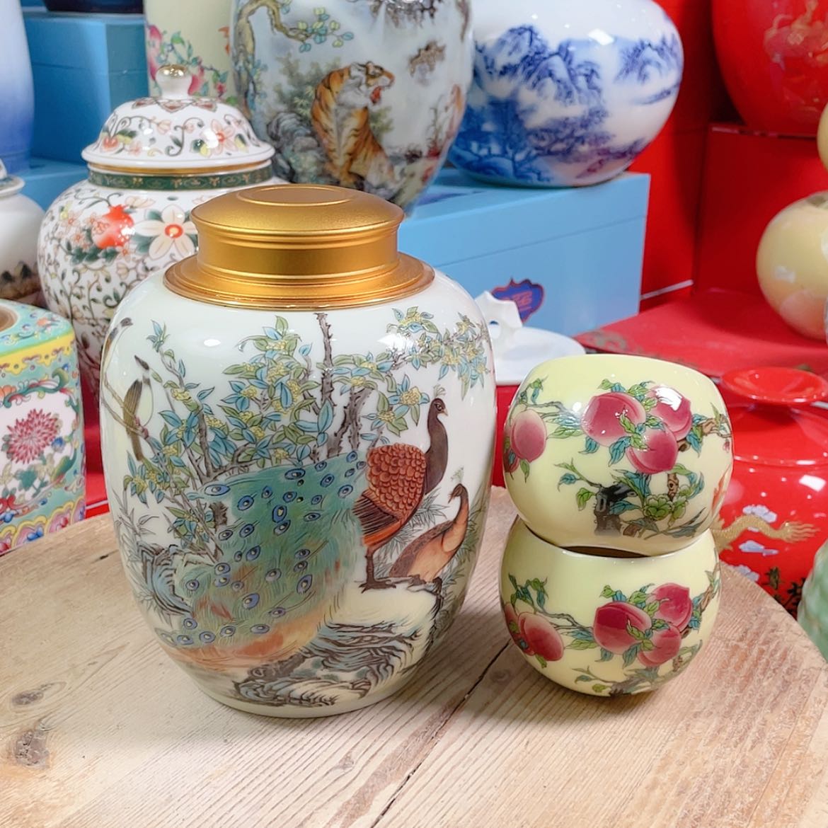 【闪购商品】罐陶瓷茶叶罐密封罐