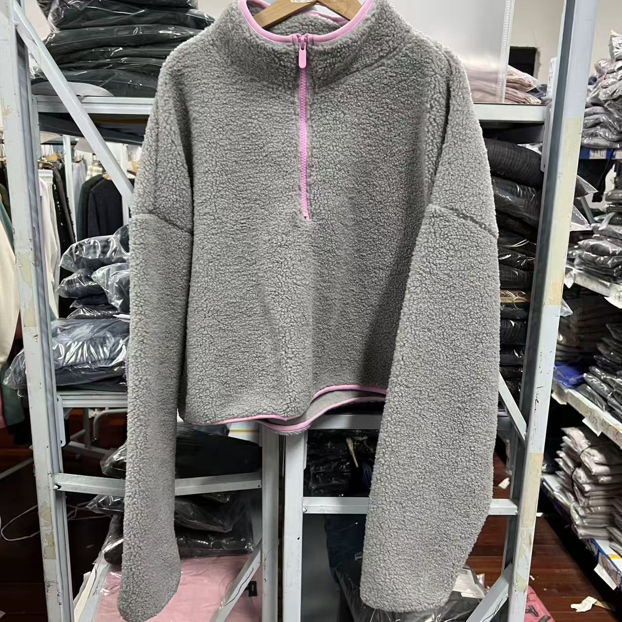 福惜 美单女士毛毛卫衣 7185 7274