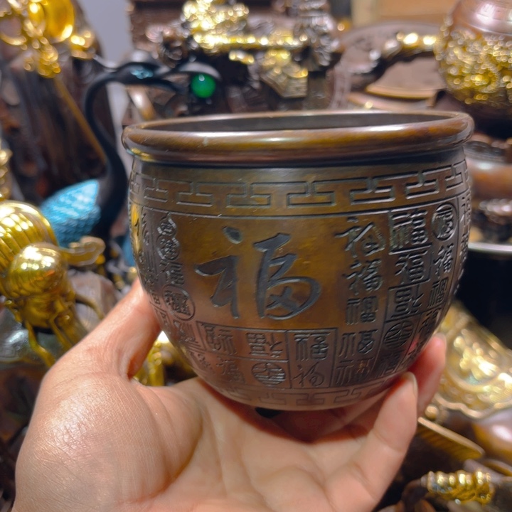 铜器摆件收收藏藏