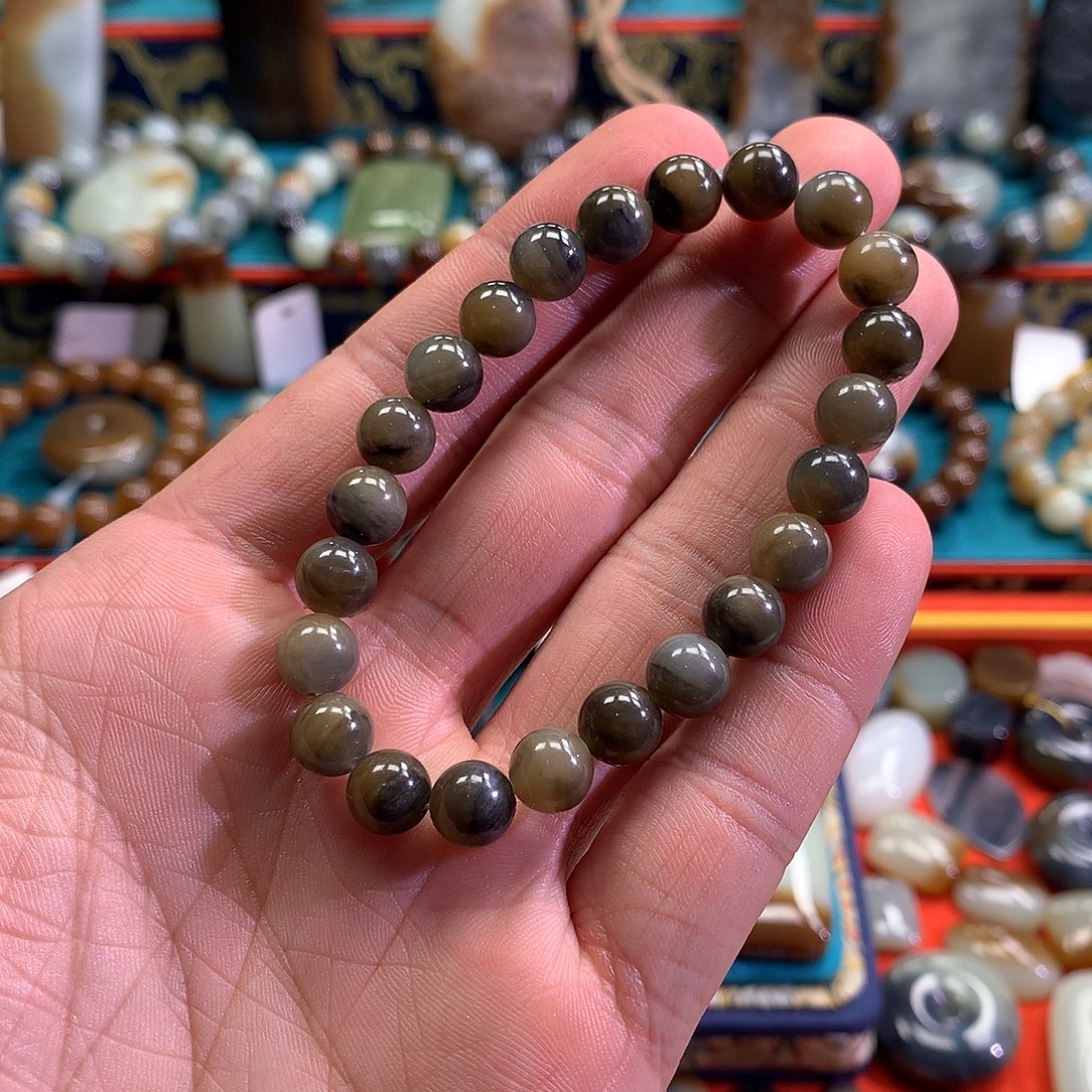 和田玉（糖玉）未镶嵌手链