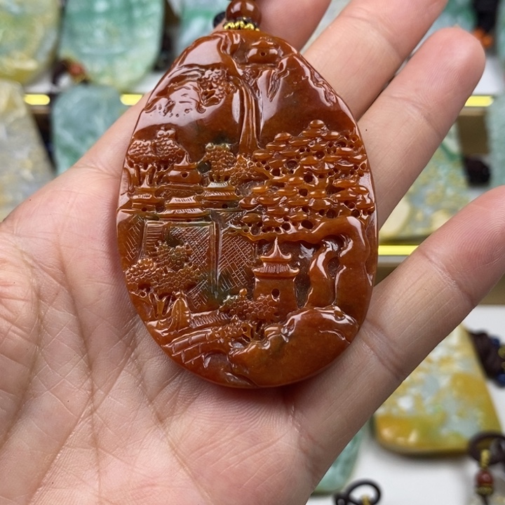 翡翠吊坠(不含链)未镶嵌