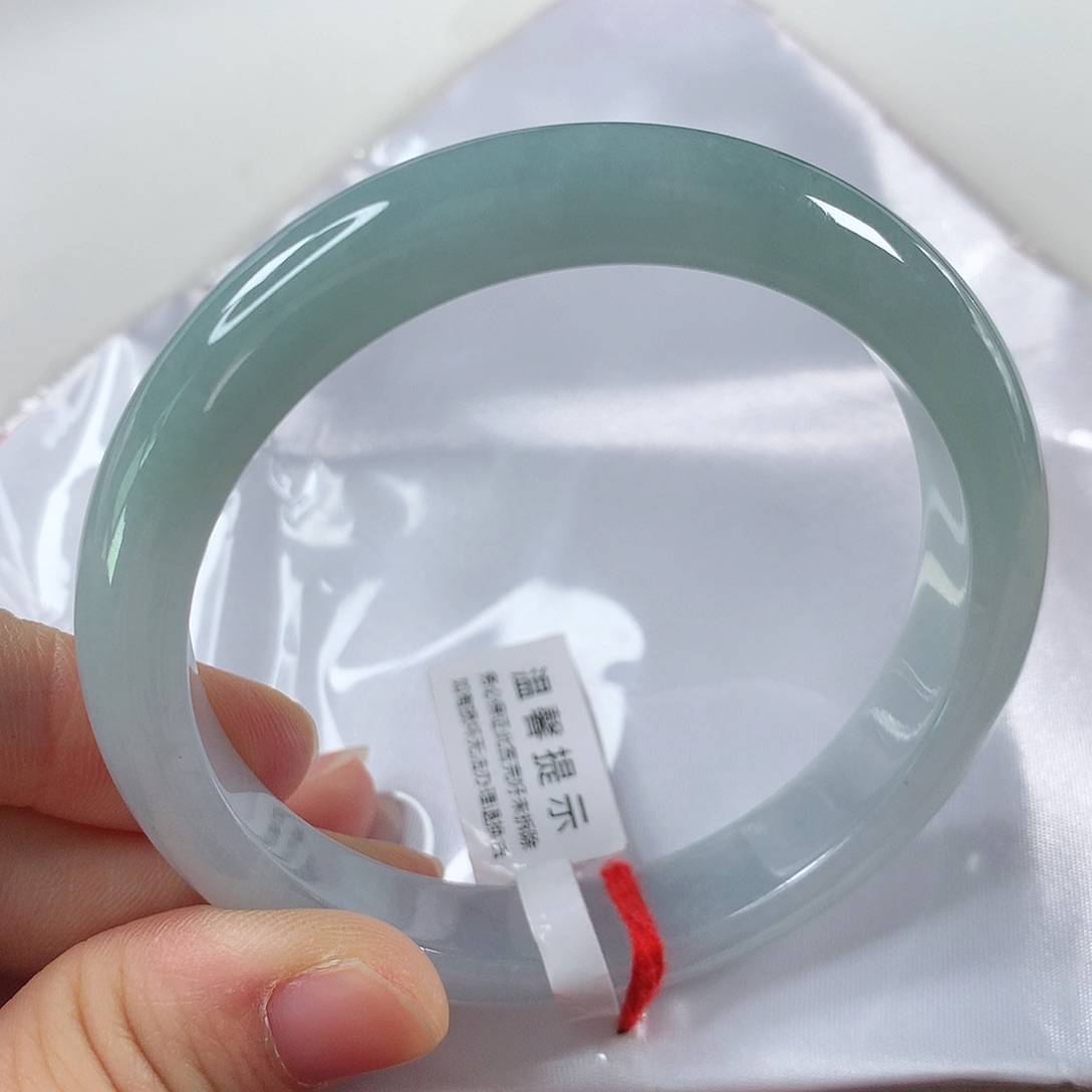 翡翠手镯未镶嵌61+圈口⑨④