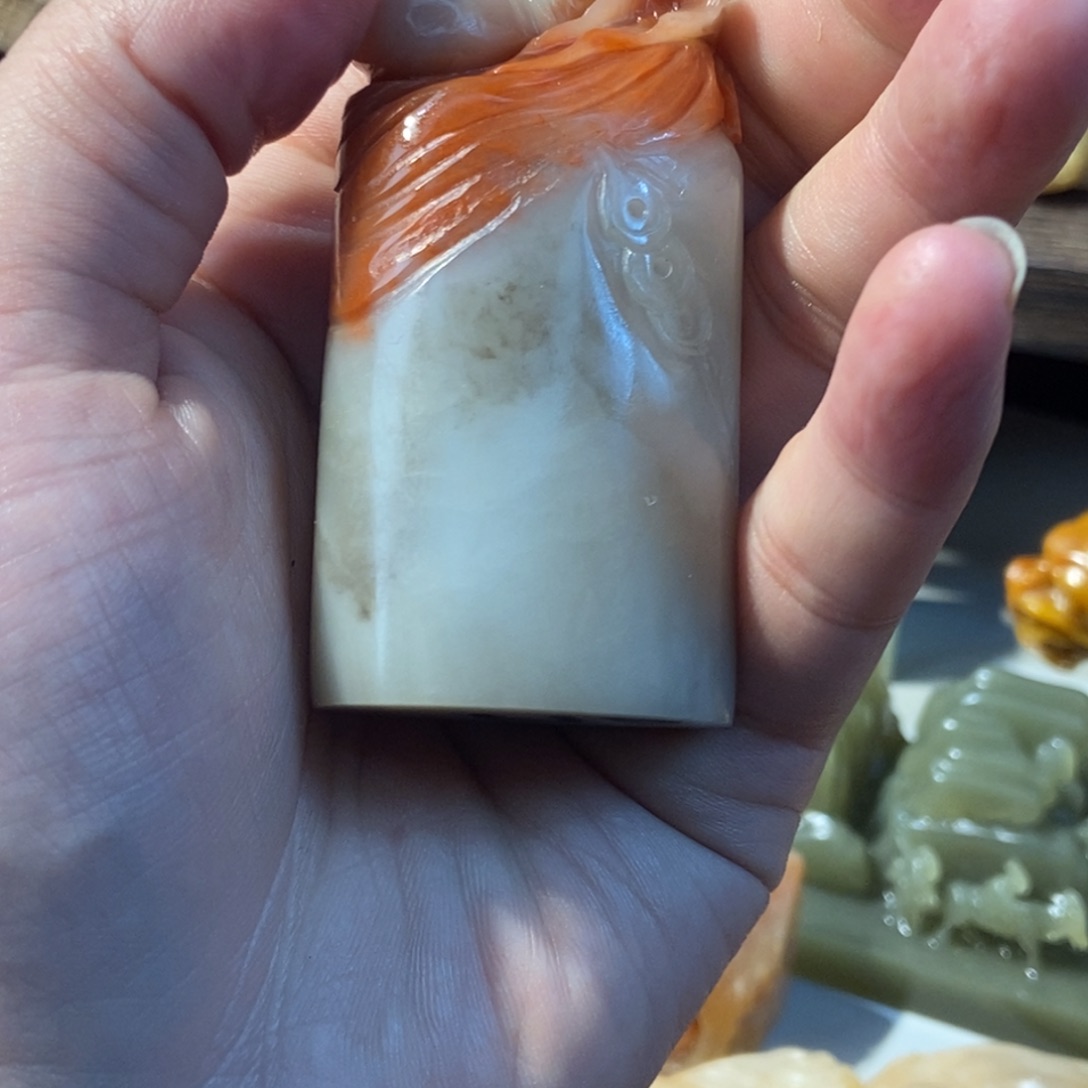 j***c寿山石印石高山印章