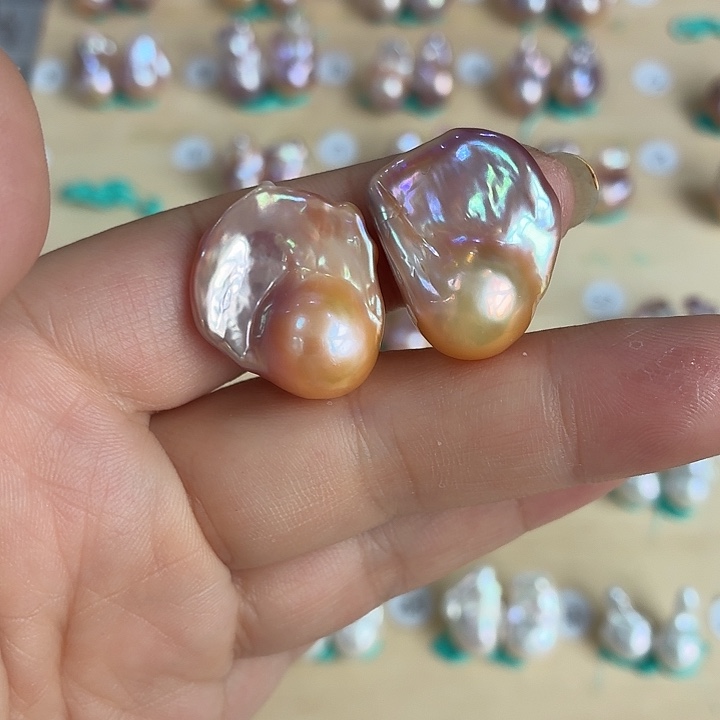 洛***一淡水珍珠耳饰未镶嵌