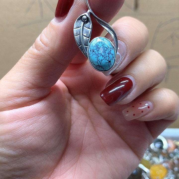 水晶水晶吊坠银S925镶嵌