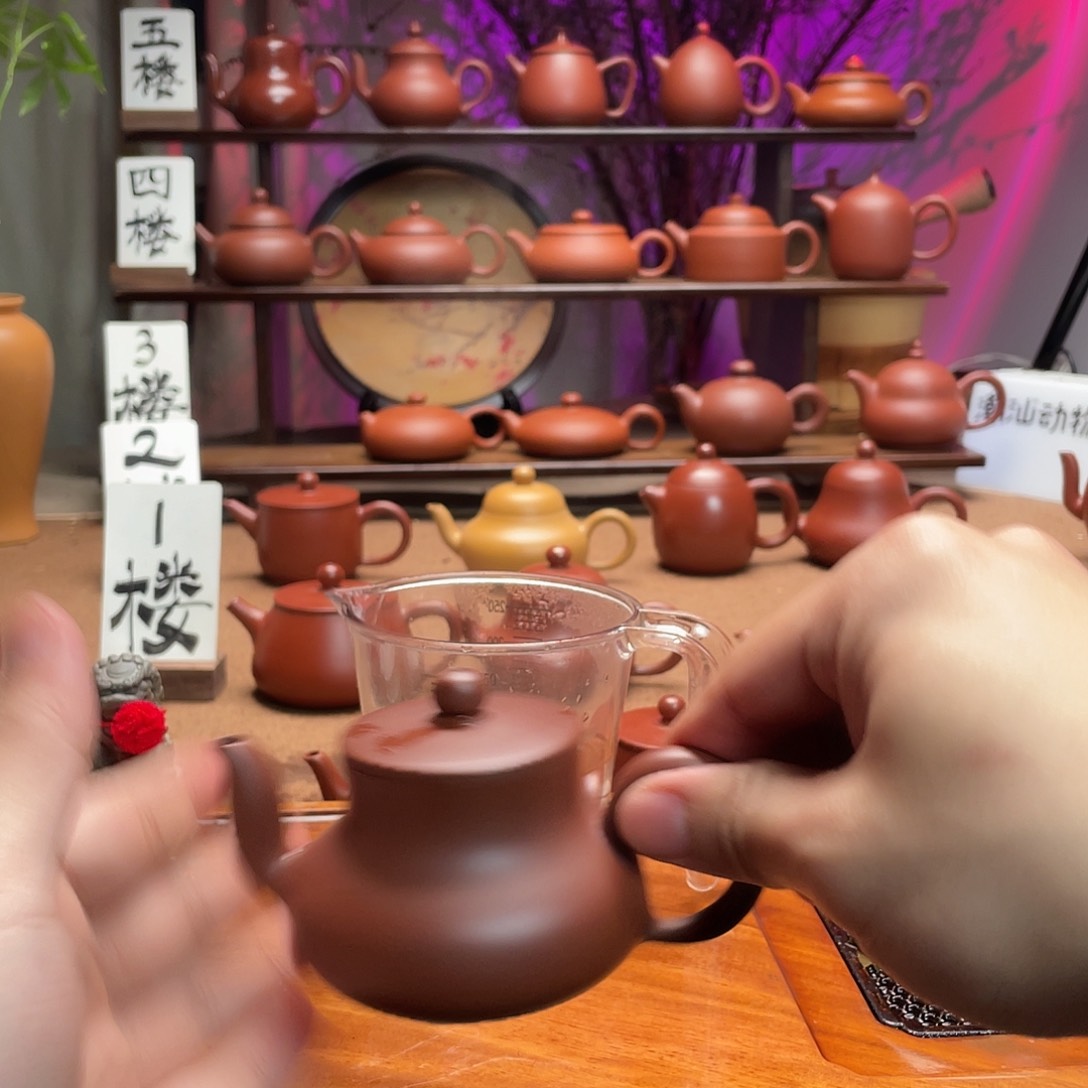 紫砂茶壶哥*拉老朱泥君德