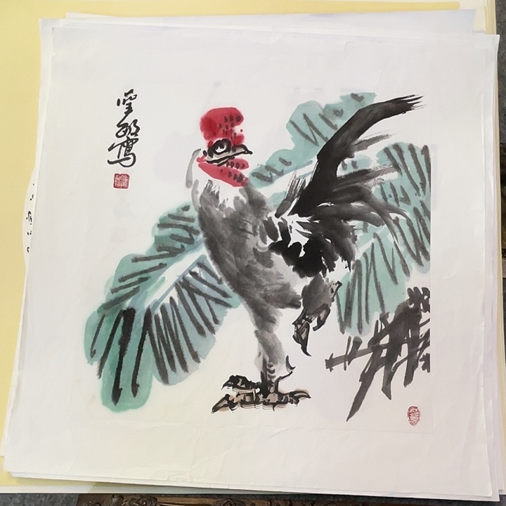 国画张圣敏先生纯手绘作品