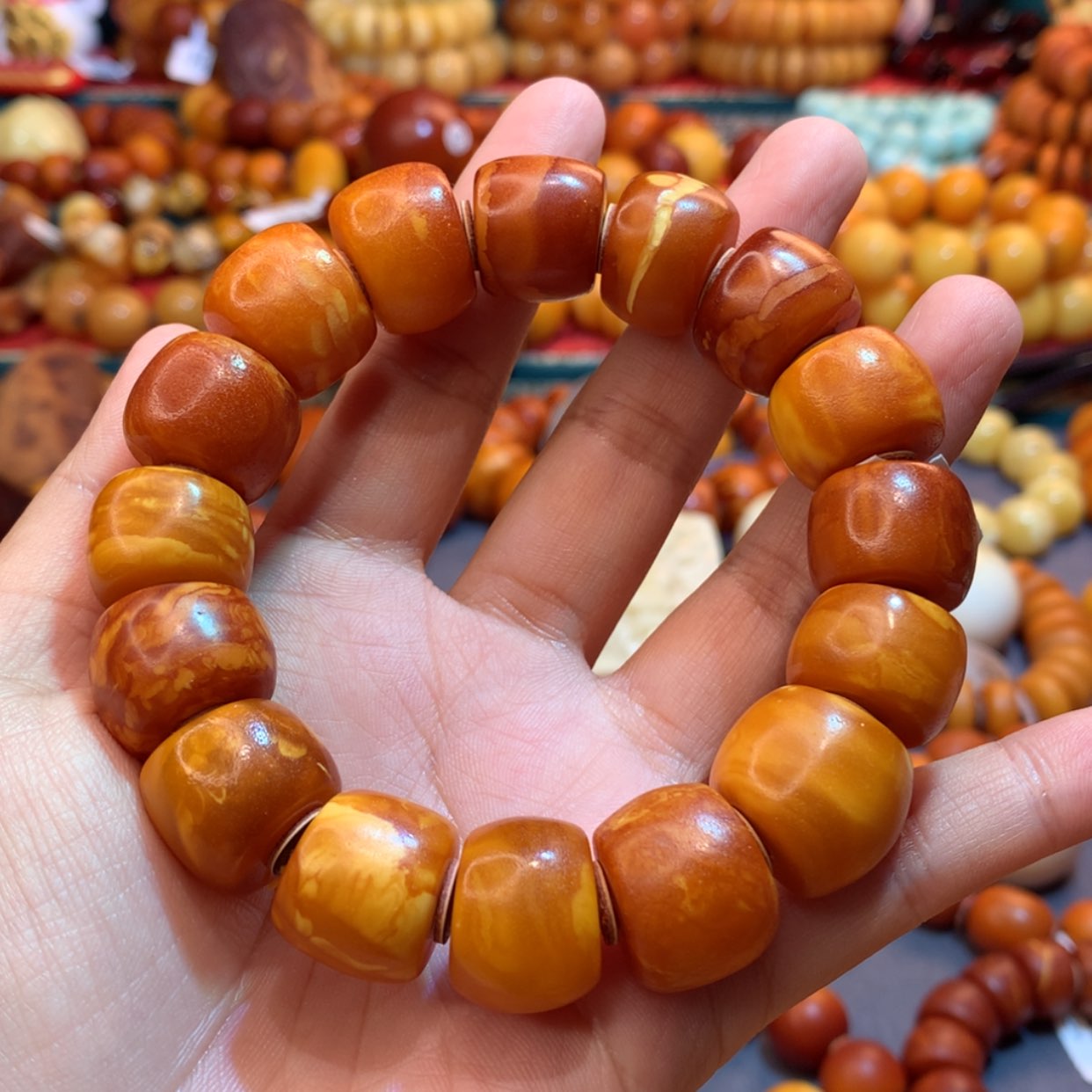【闪购商品】蜜蜡手串未镶嵌蜜蜡手串