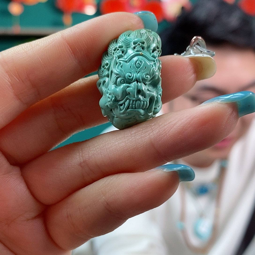 绿松石珠宝奇石未镶嵌