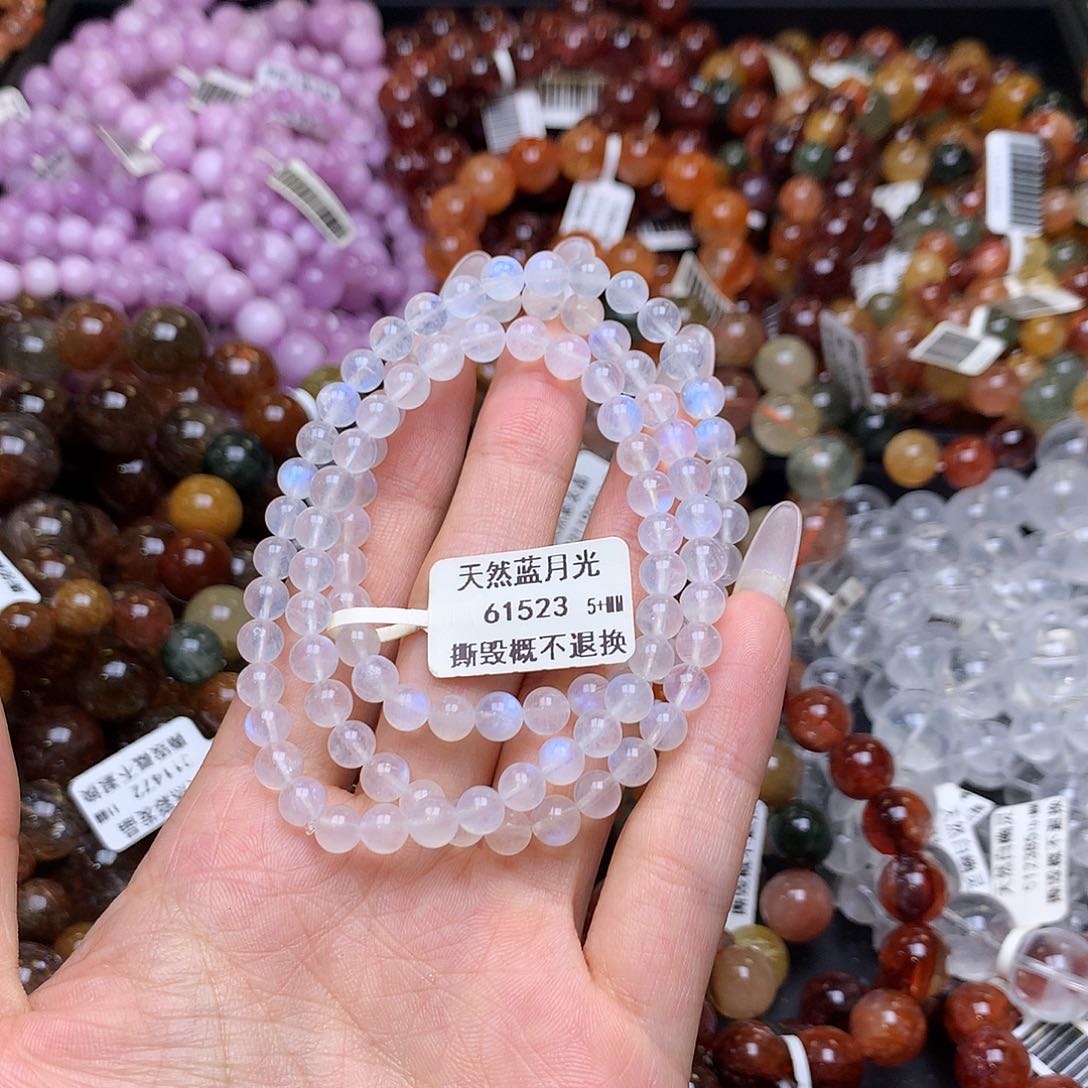 未镶嵌手链长石手链