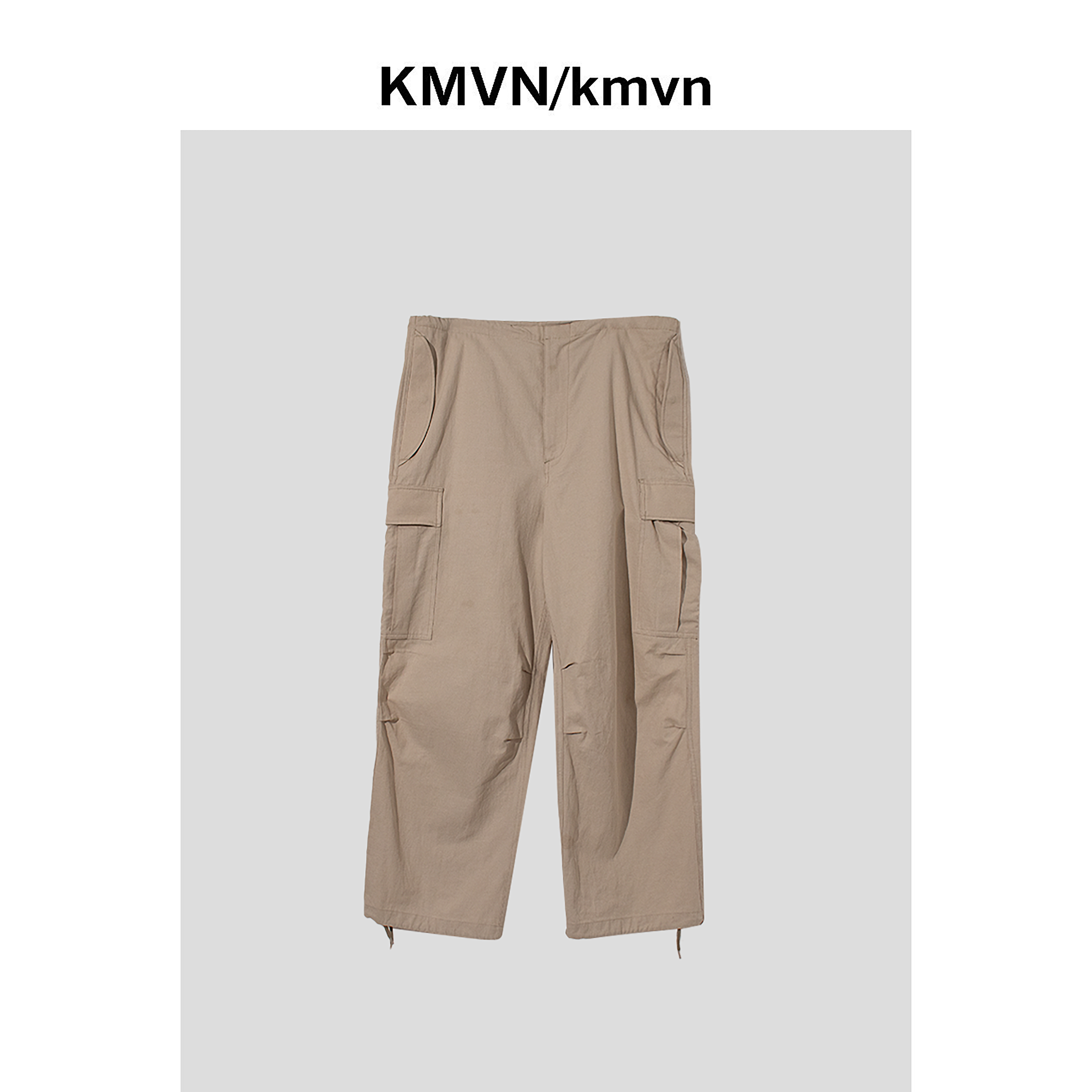 kmvn/kmvn【白景】2025夏季新款潮流时尚原创设计纯色休闲裤