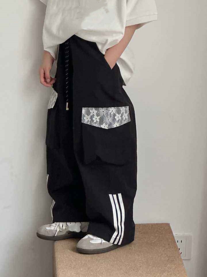 爆3038中大童时尚童装宽松时尚百搭休闲裤