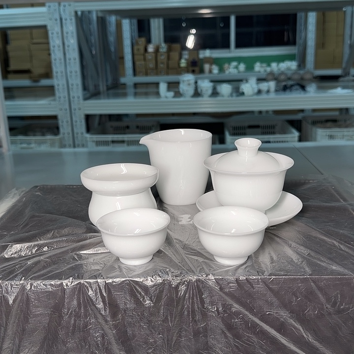 微瑕冰种专场三才盖碗盖下150➕两杯➕公道茶漏