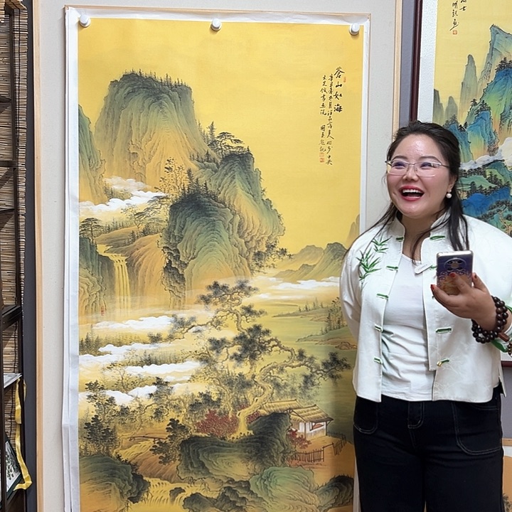 国画中美老师国画作品