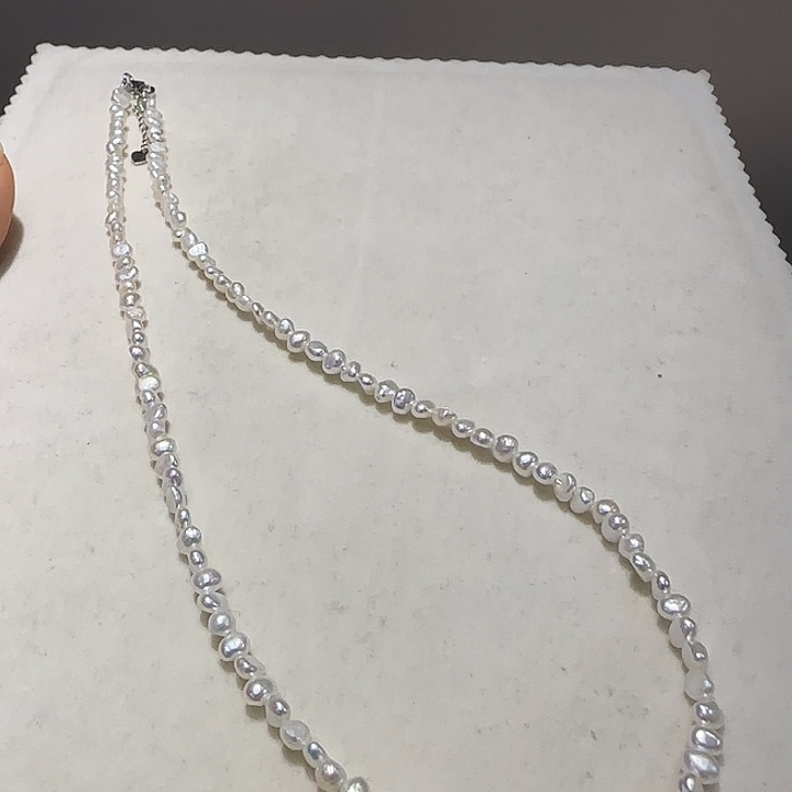 颈饰淡水珍珠银S925镶嵌