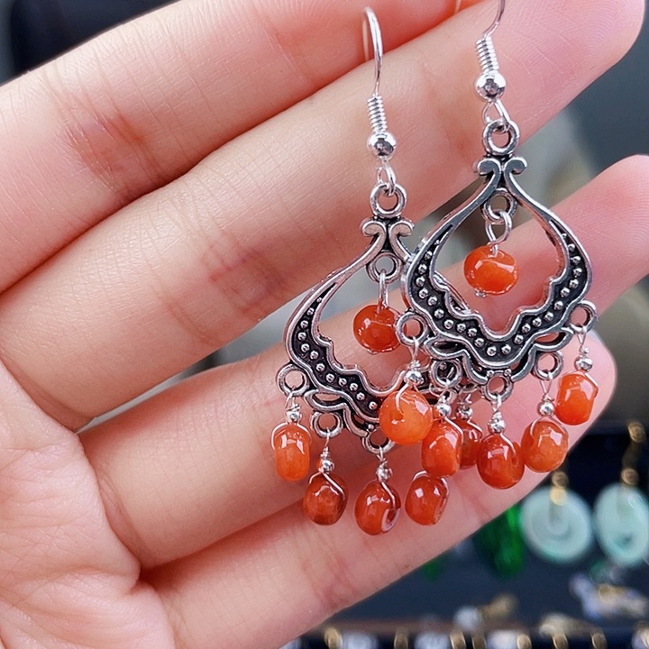 翡翠耳饰未镶嵌饰品 