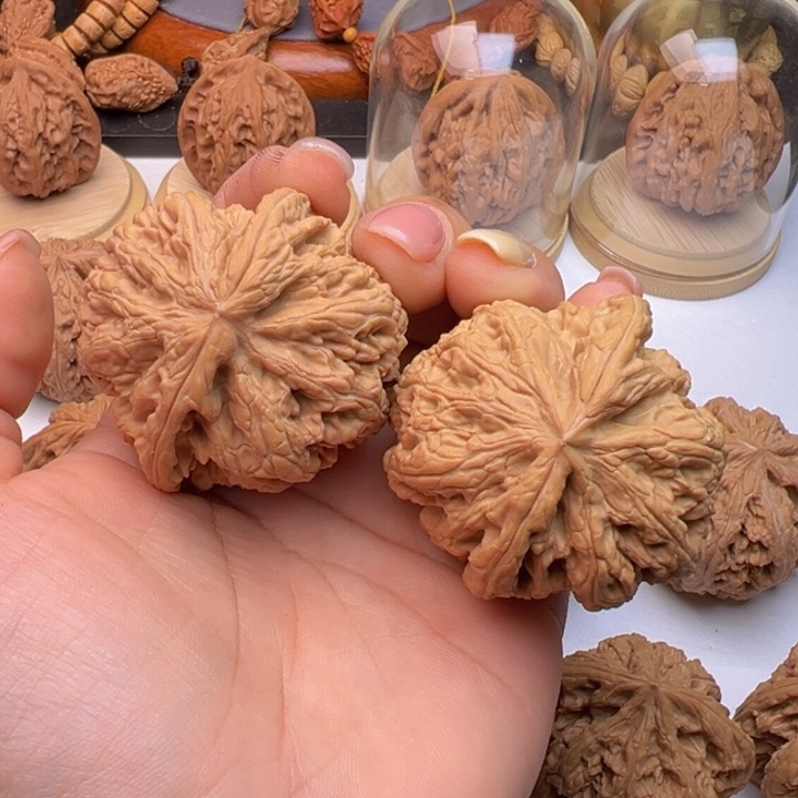 文玩核桃把件粗筋45