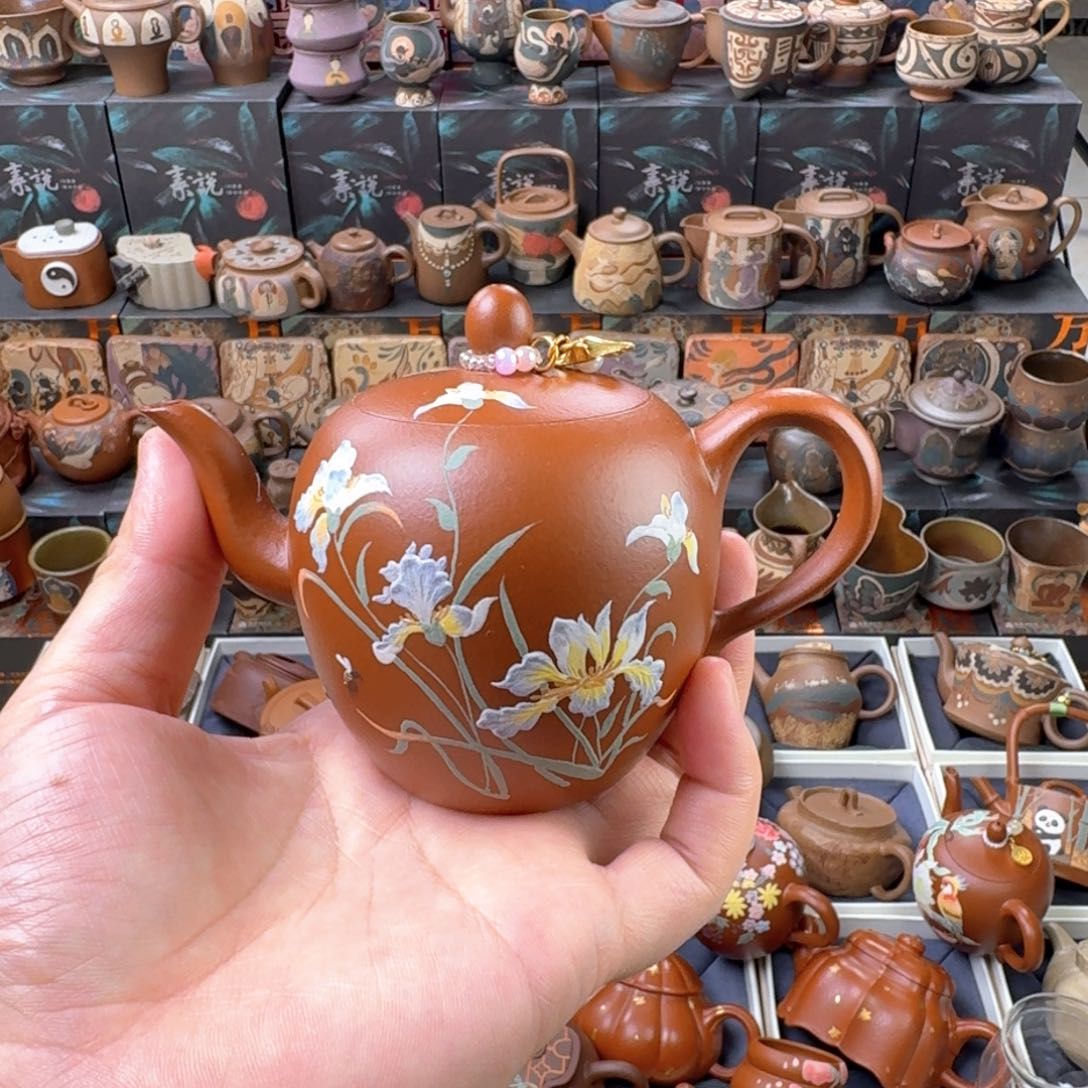 茶壶紫砂170cc原来精工半手