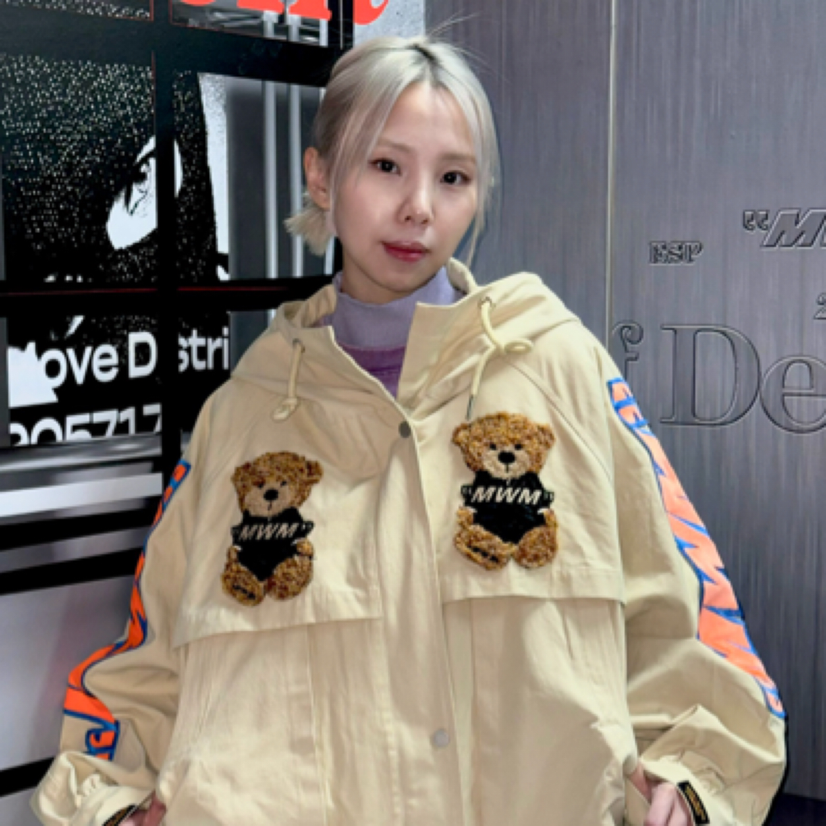 MWM 1家5口小熊外套男女同款