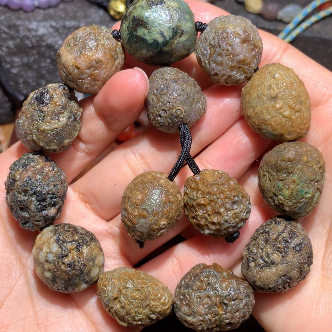 未镶嵌玛瑙/玉髓珠宝半成品