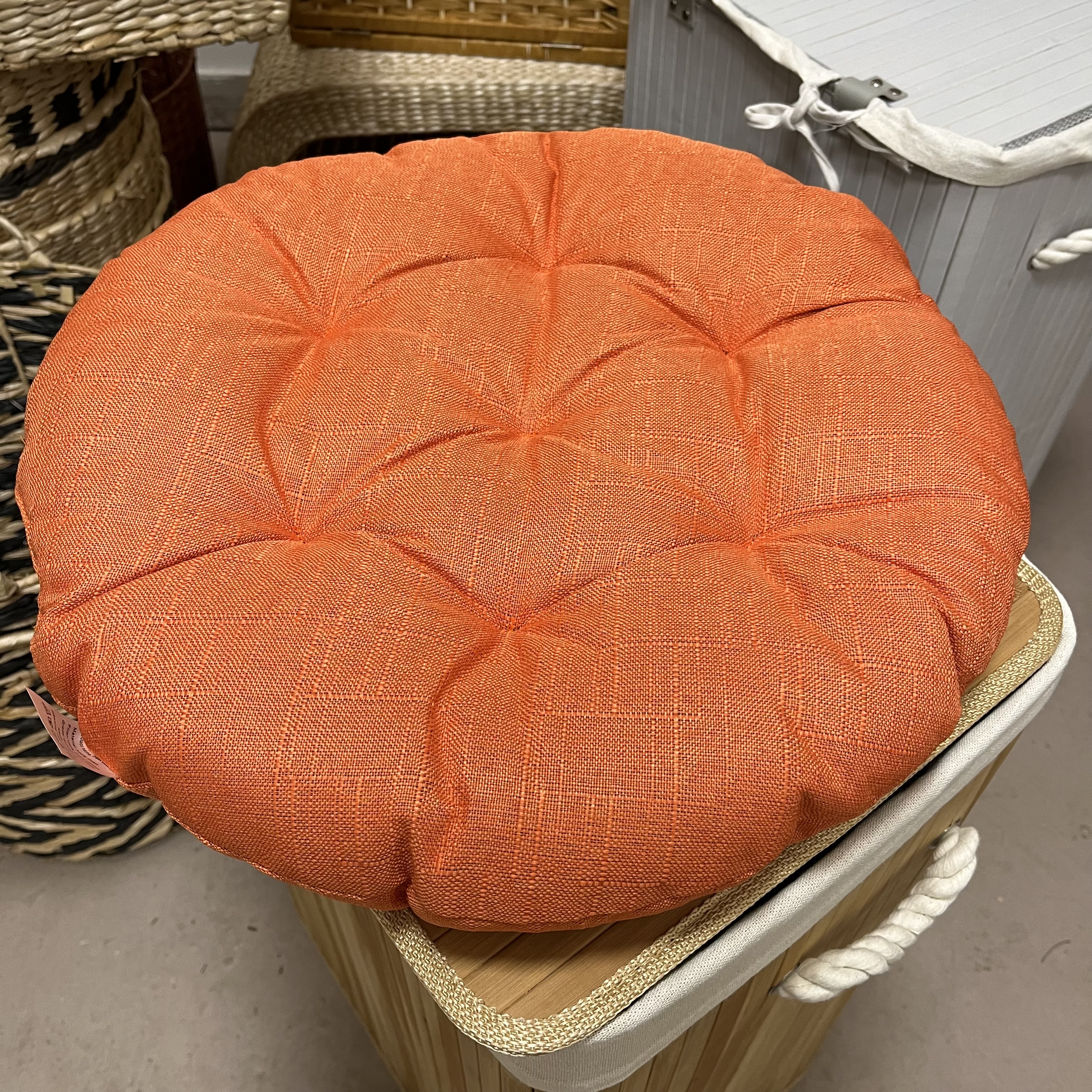 1711号加厚圆形坐垫适用于电脑椅办公室学生凳家用地上直径40cm