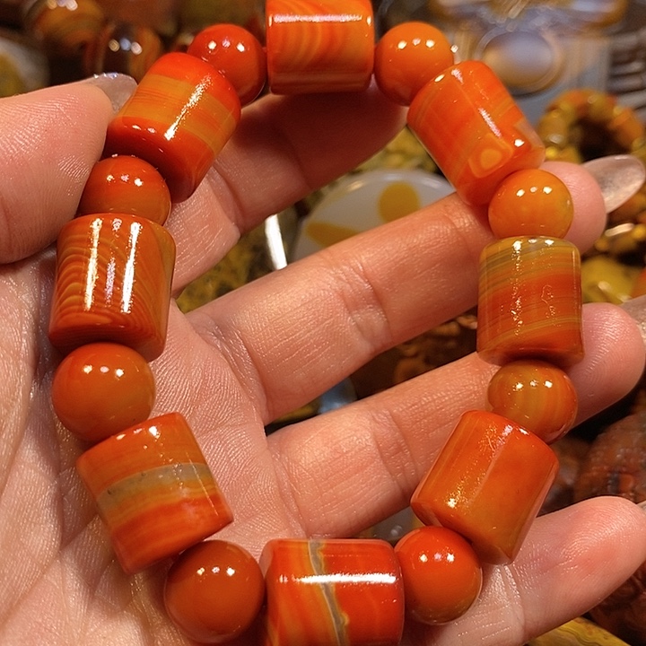 玛瑙/玉髓手链未镶嵌李