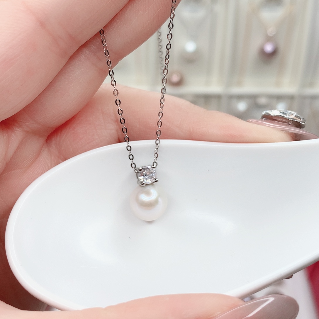 吊坠(赠链)合金淡水珍珠