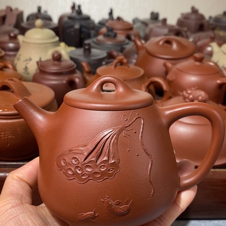 紫砂茶壶微瑕处理一把