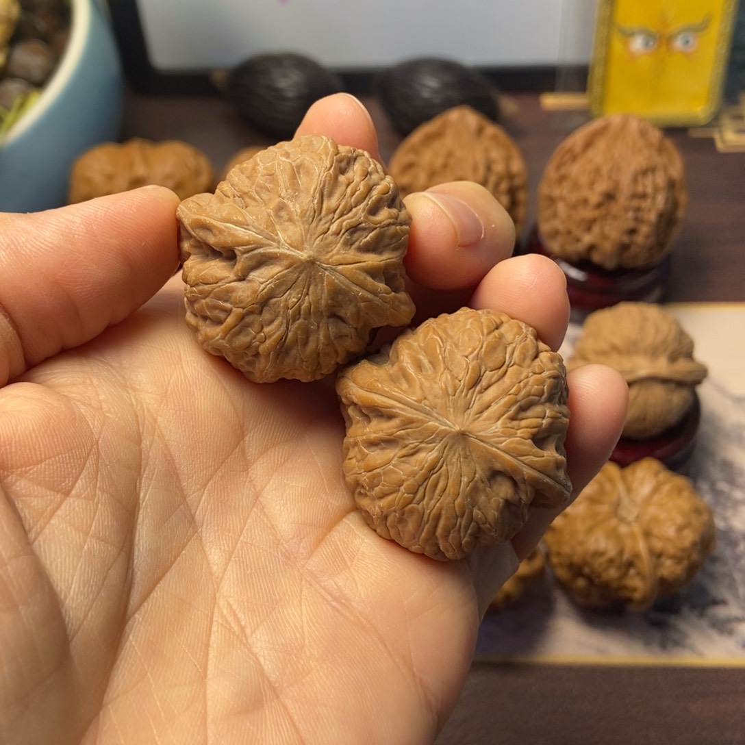 文玩核桃把件全品铁锤36