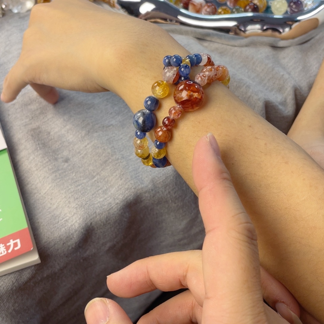 水晶手链银S925镶嵌