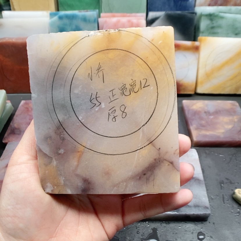 【闪购商品】石英质玉（金丝玉）手镯未镶嵌大***乔加工定制