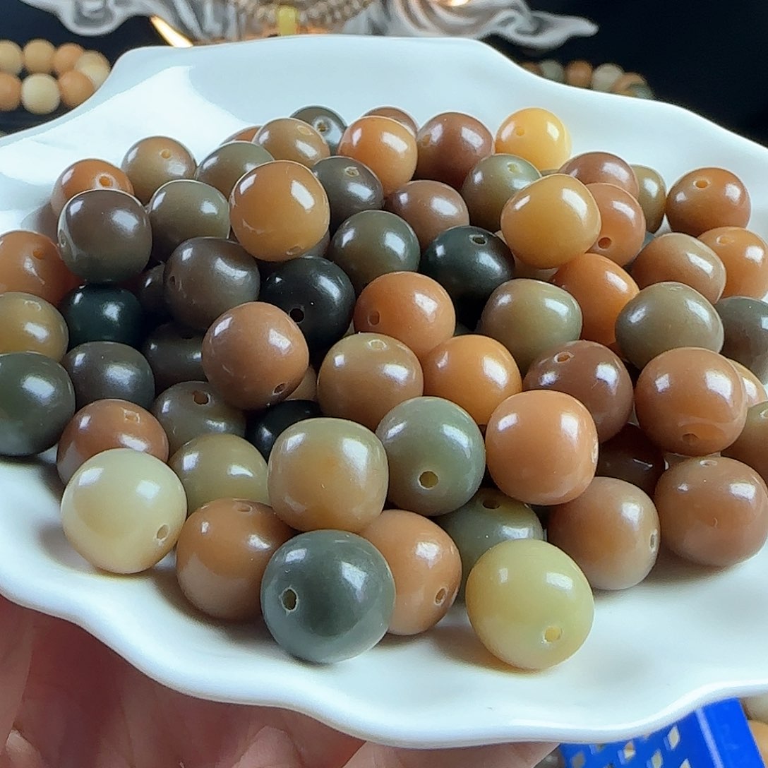 菩提根/象牙果手串卡13敦煌问天桶珠100卡牌➕20备珠