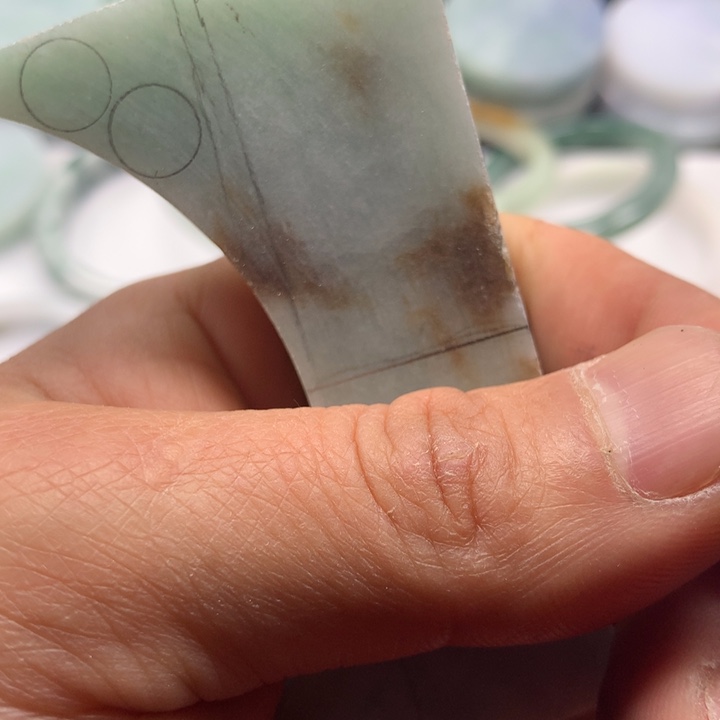 翡翠裸石翡翠边角料