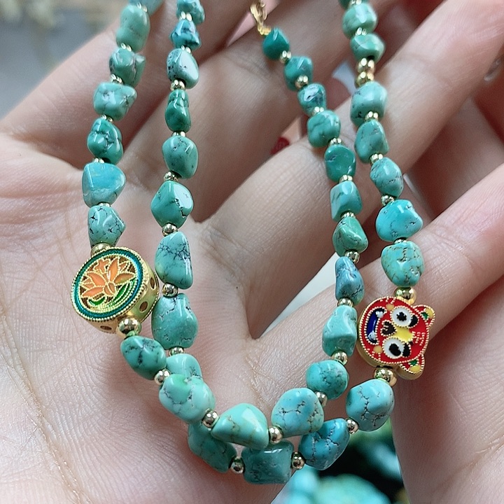 绿松石珠宝奇石未镶嵌