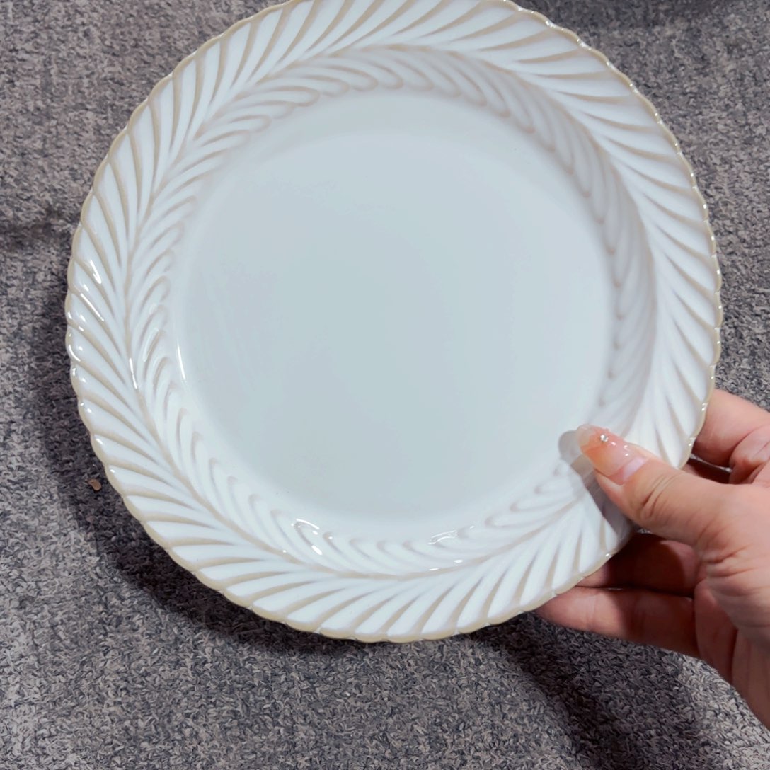 陶瓷含羞草八寸餐盘