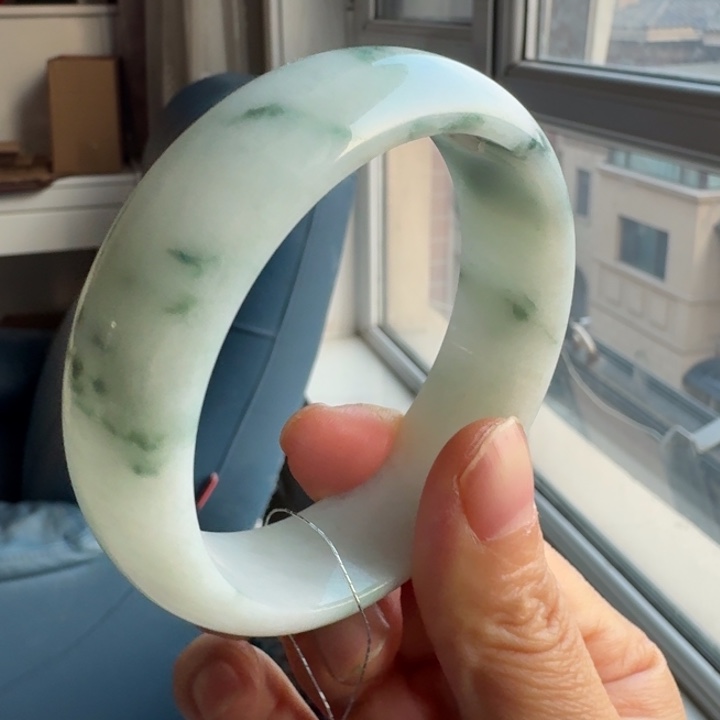 翡翠未镶嵌手镯60.6适合59-60