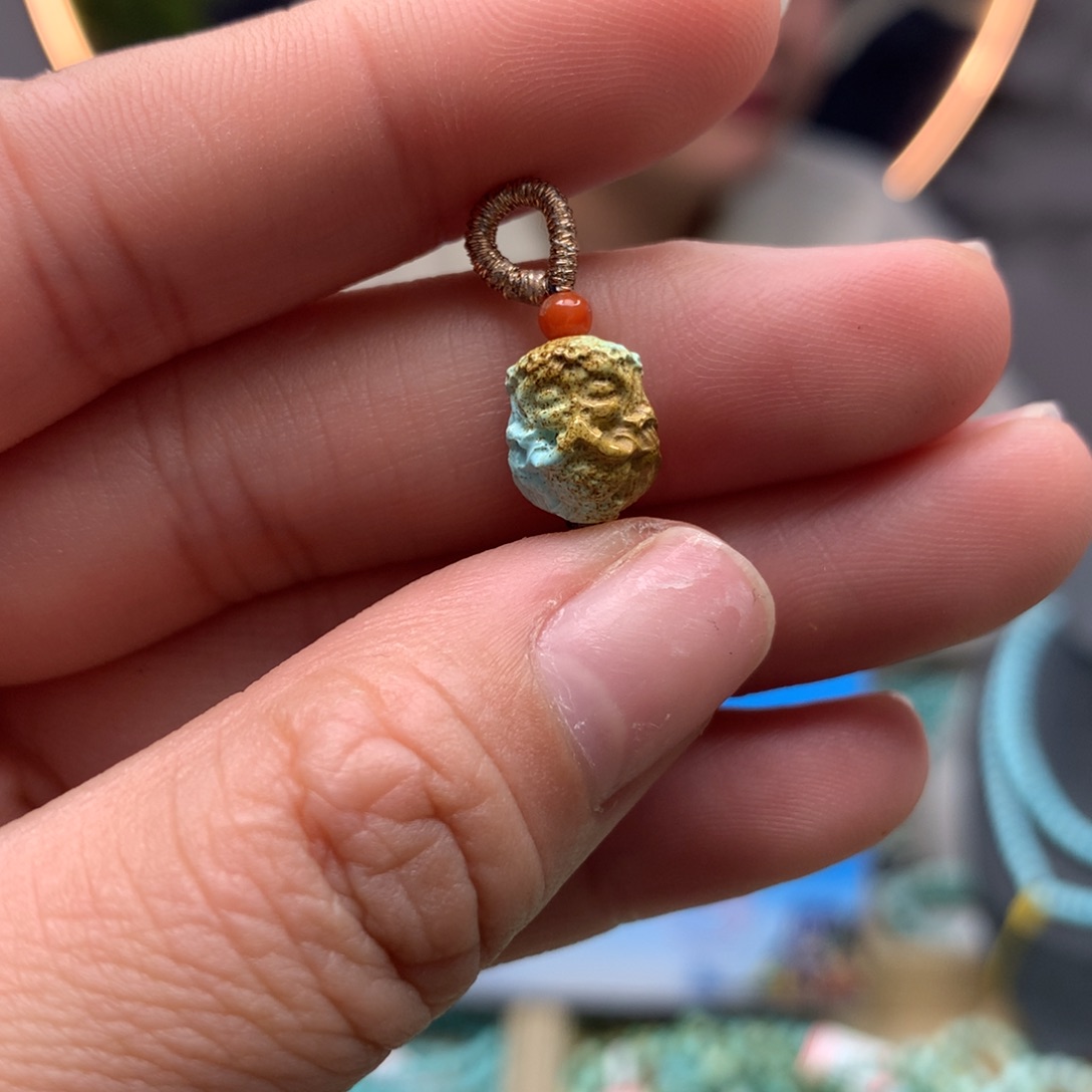 绿松石挂件未镶嵌