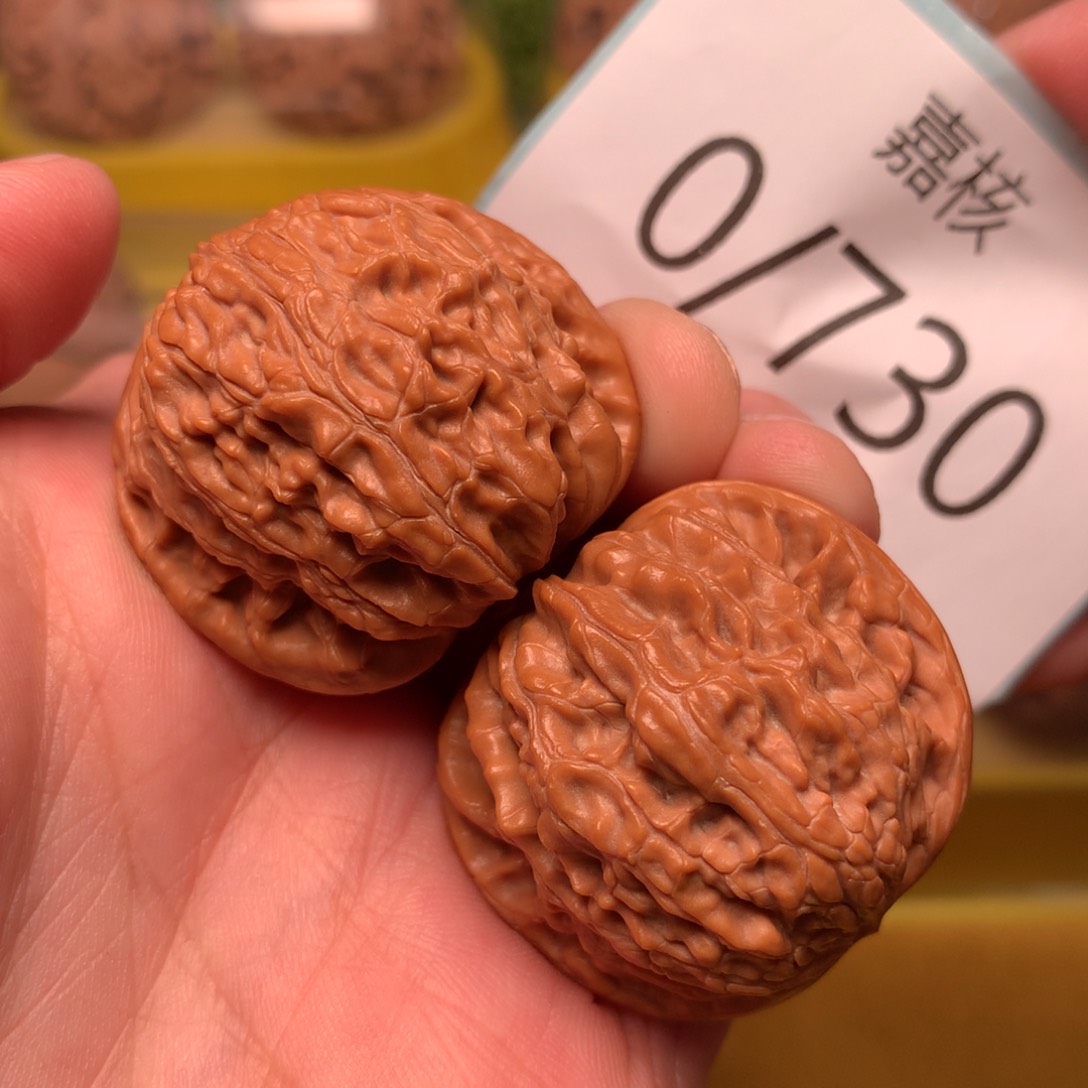 文玩核桃把件山地正磨35