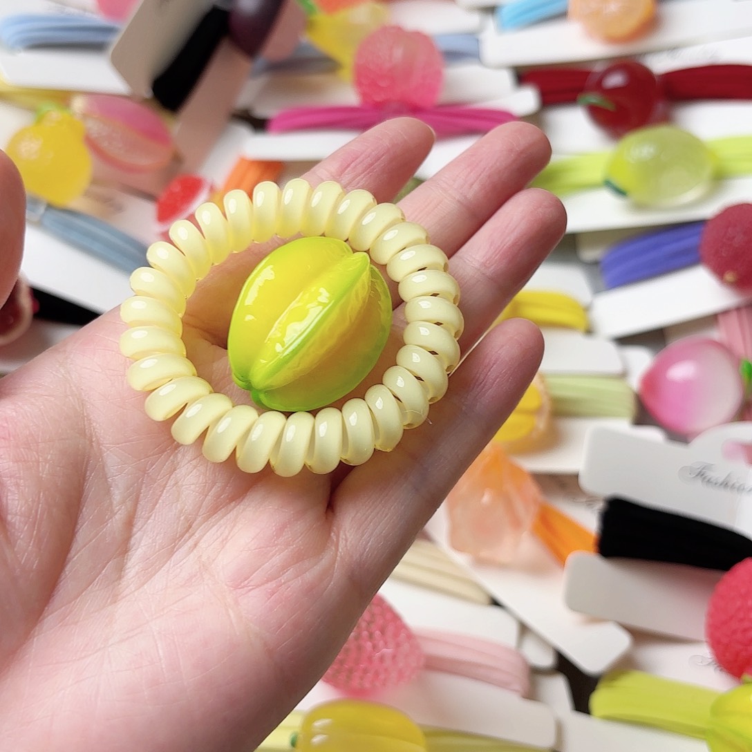 布艺非金属杨桃电话线