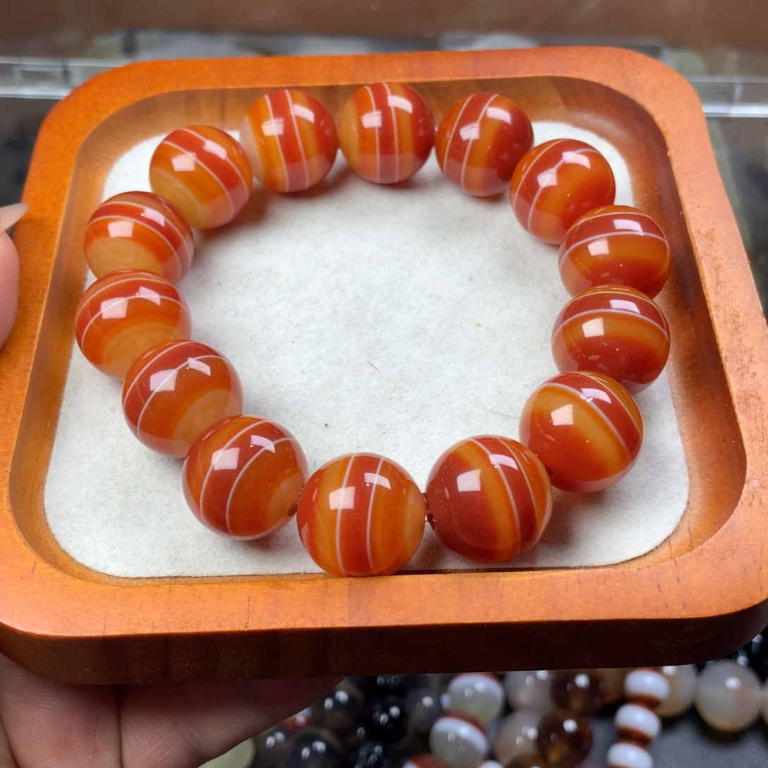 玛瑙/玉髓未镶嵌手链